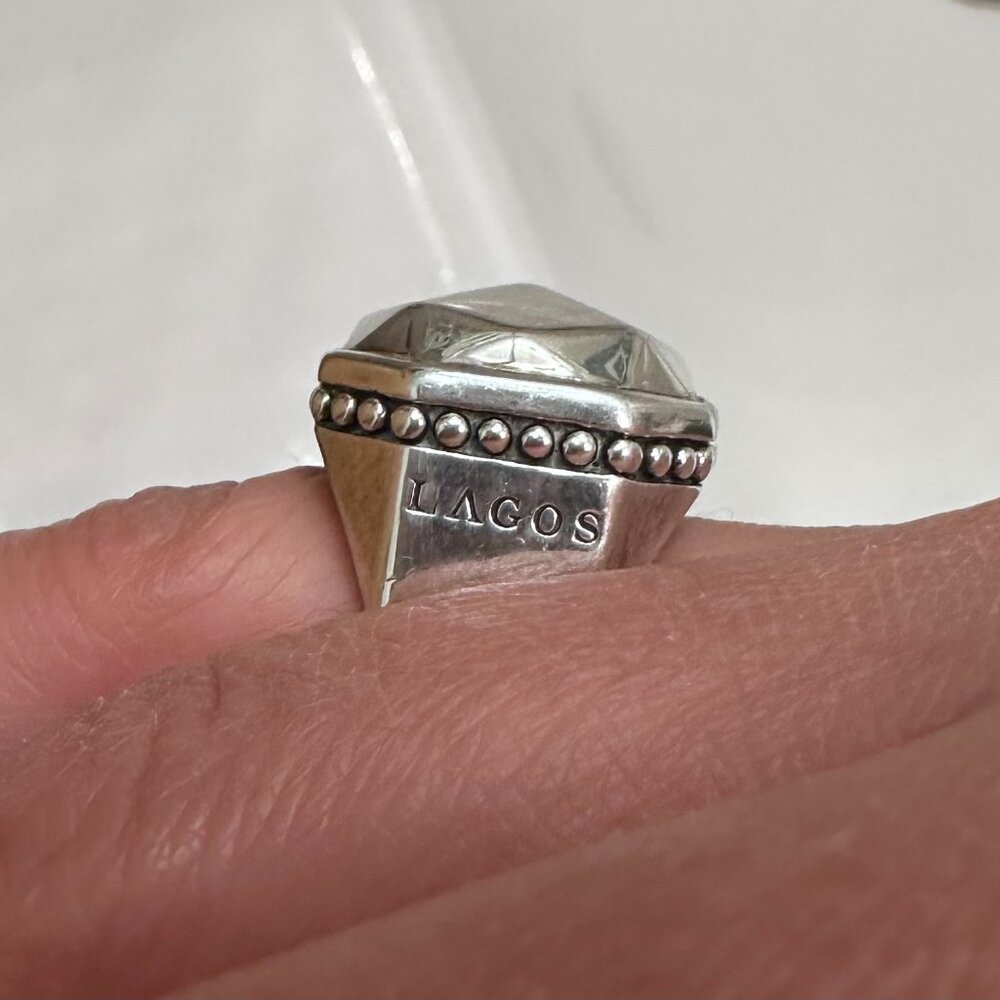 LAGOS Rocks Sterling Silver and 18K ring - Picture 4 of 11